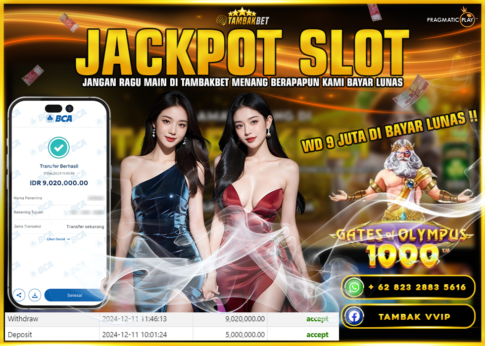 BUKTI JACKPOT SLOT GATES OF OLYMPUS 1000 TAMBAKBET