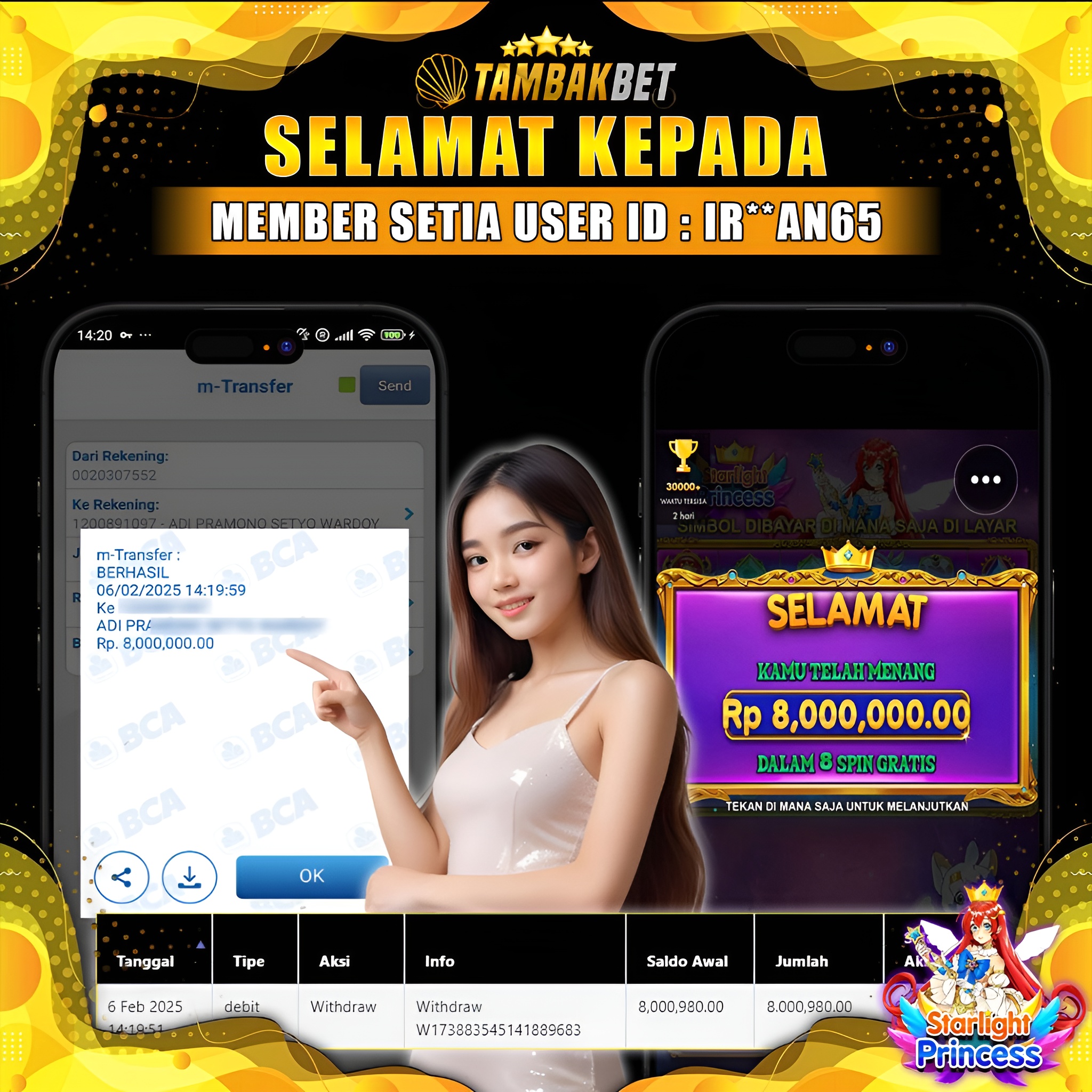 BUKTI JACKPOT SLOT PRINCESS PECAHH